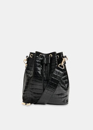 Giulia Croc Bucket Bag
