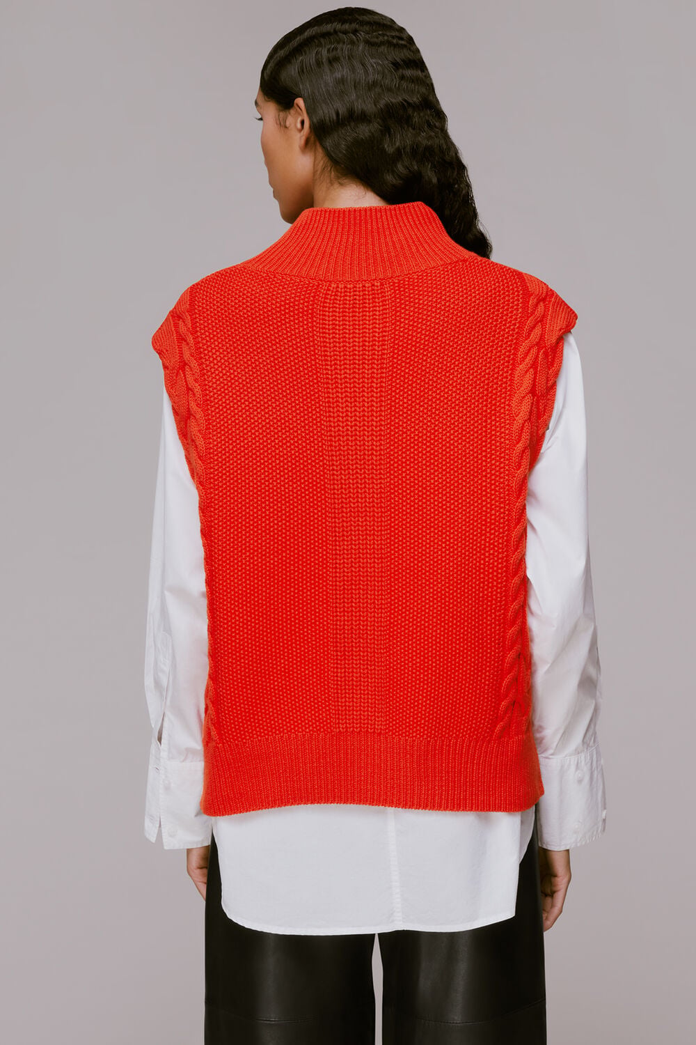 Sleeveless Cable Tank