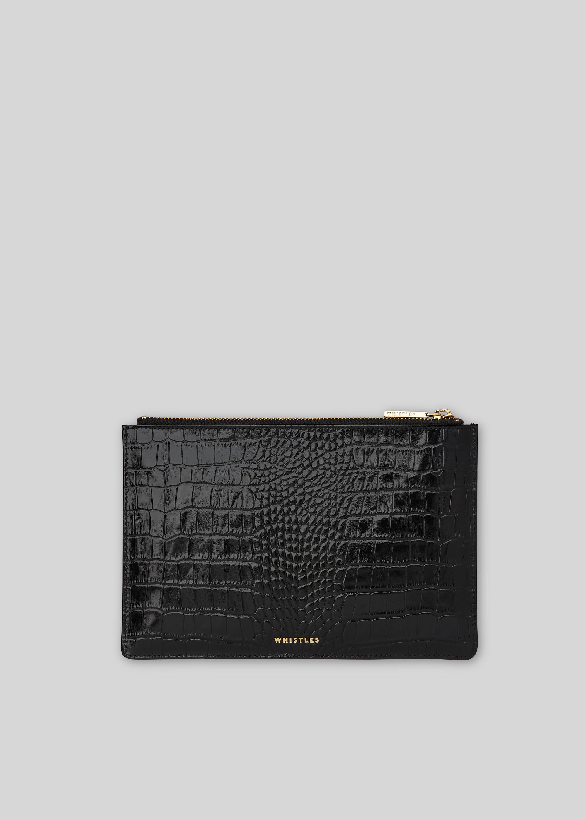 croc clutch bag