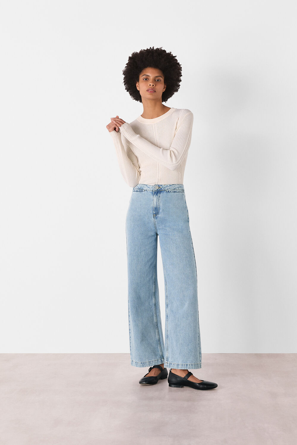 Authentic Ankle Wide Leg Jean