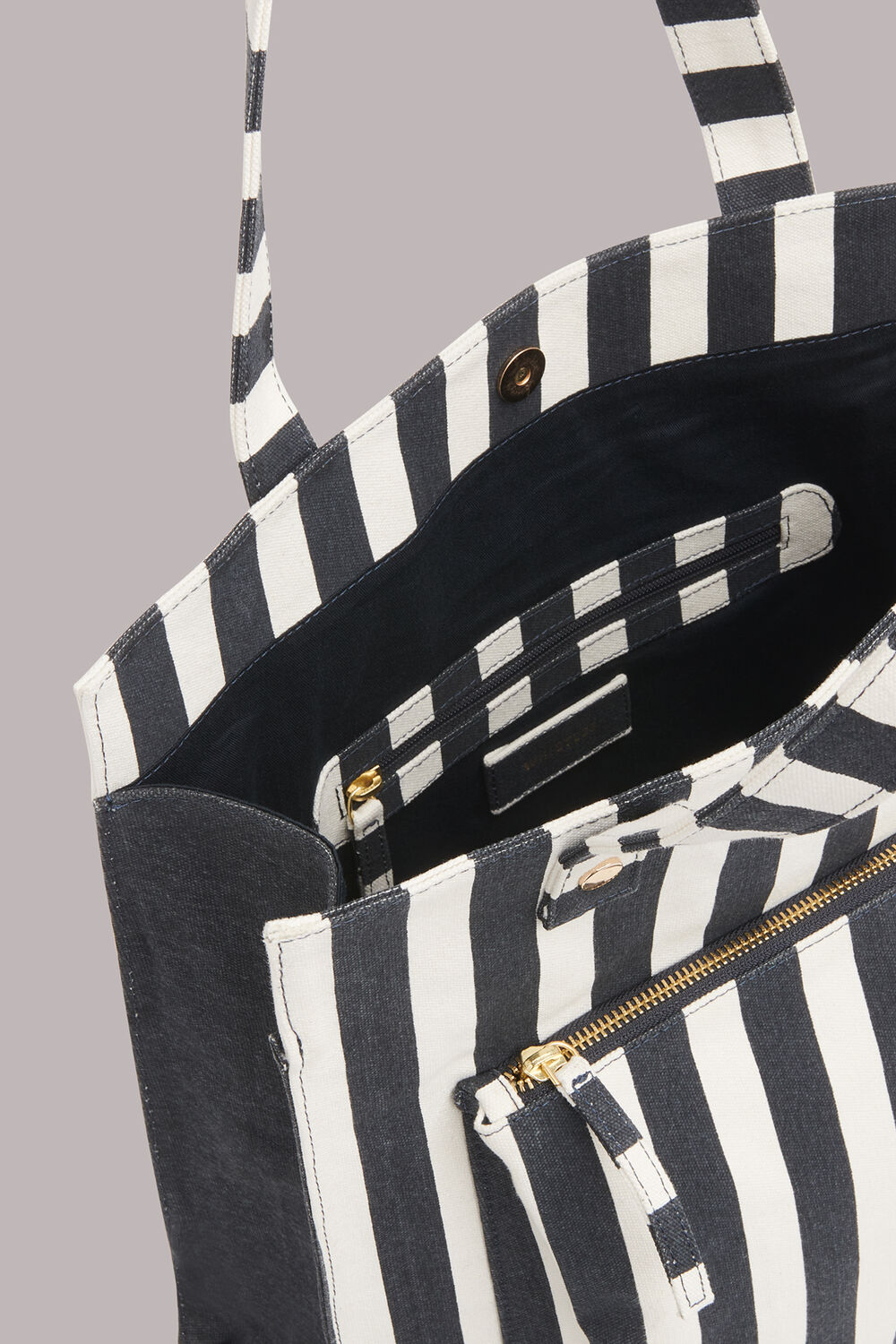 Sena Striped Canvas Tote