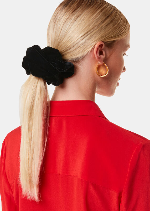 Black Velvet Scrunchie