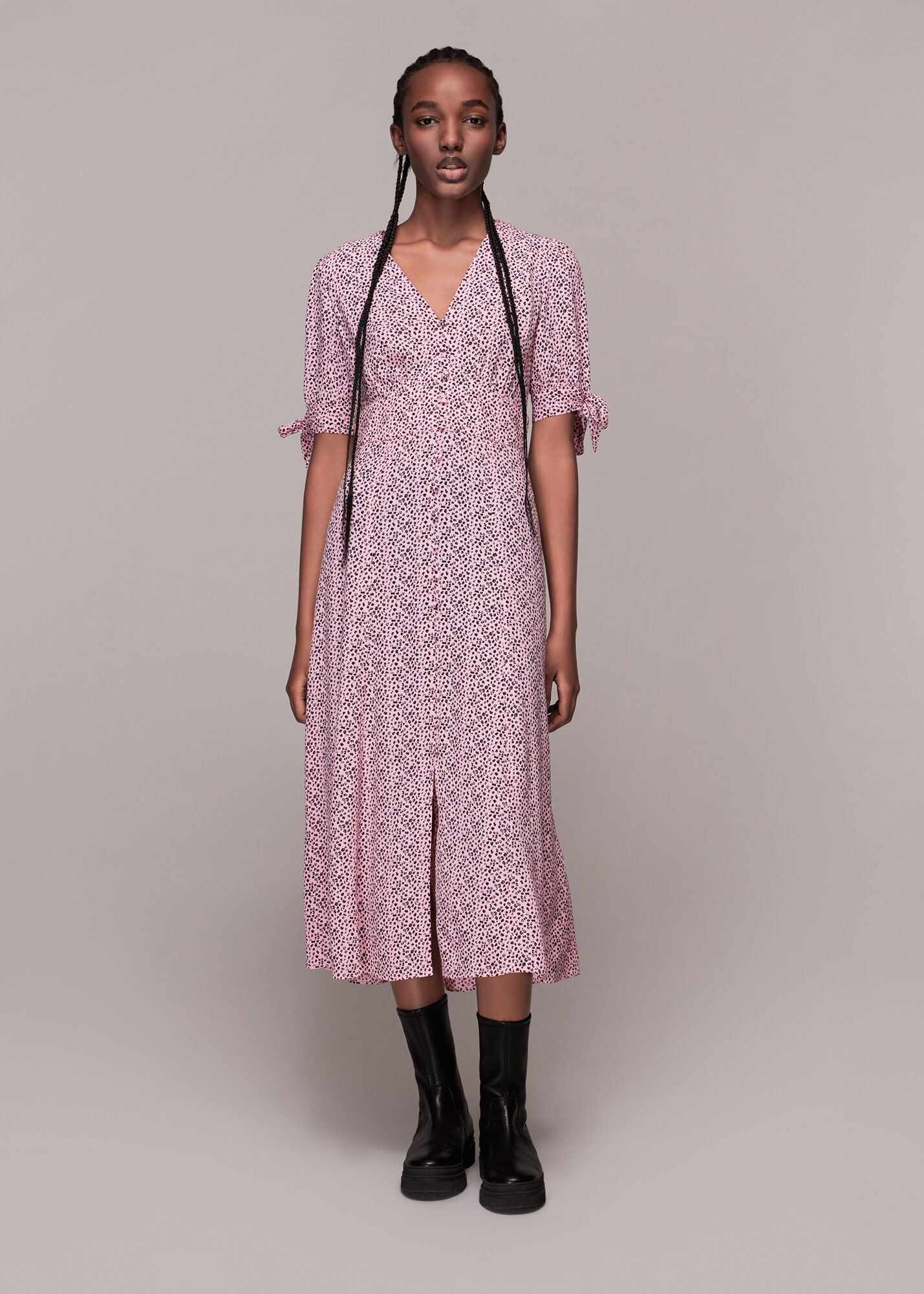 Whistles best sale cheetah dress