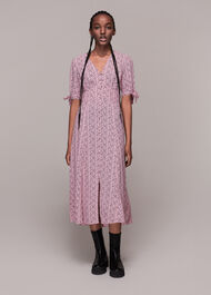 Ink Leopard Print Neave Dress