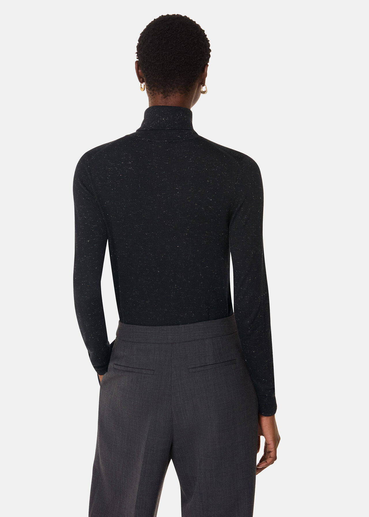 Annie Sparkle Roll Neck