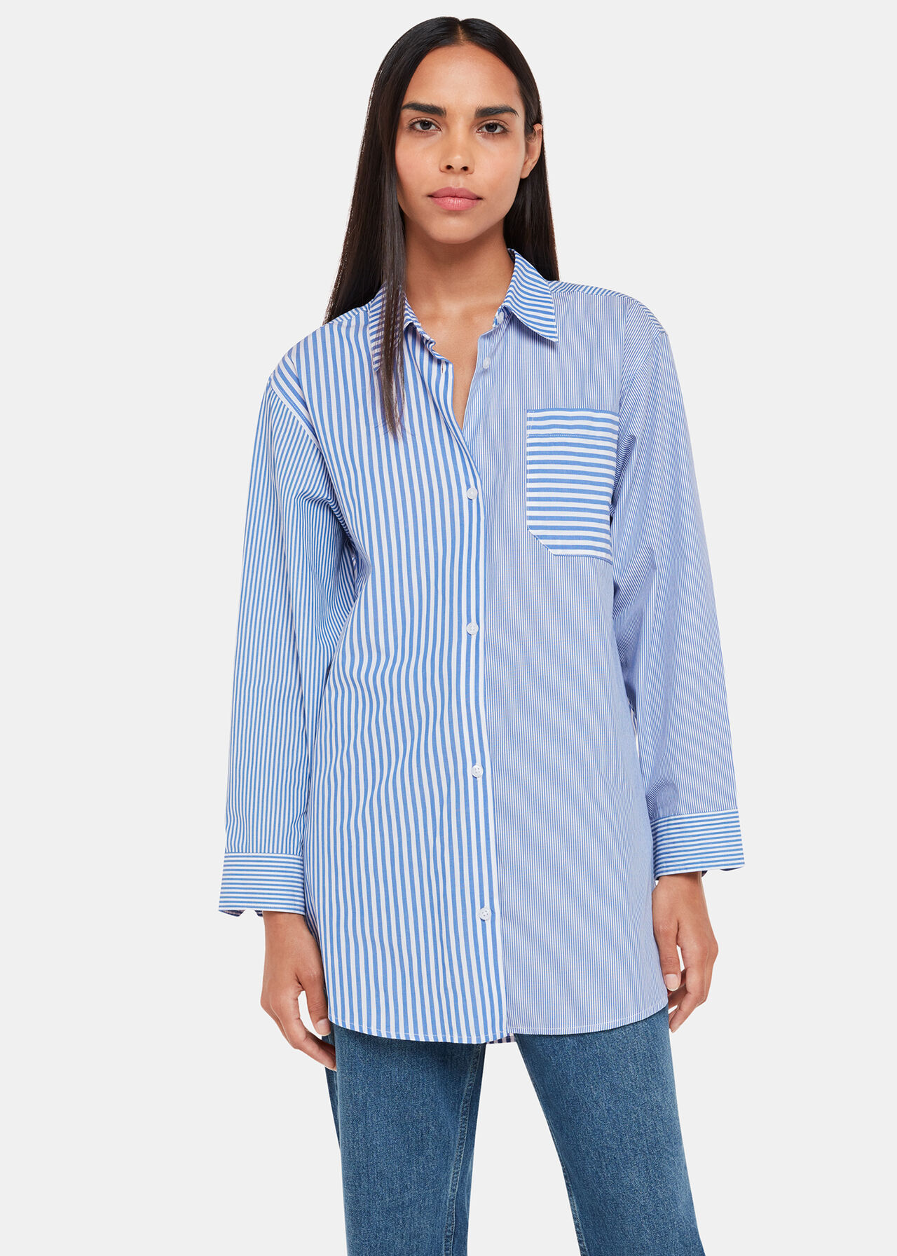 Millie Stripe Oversized Shirt