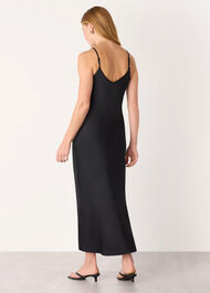 2 In 1 Satin Midi Dress