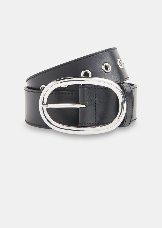 Eyelet Detail Belt