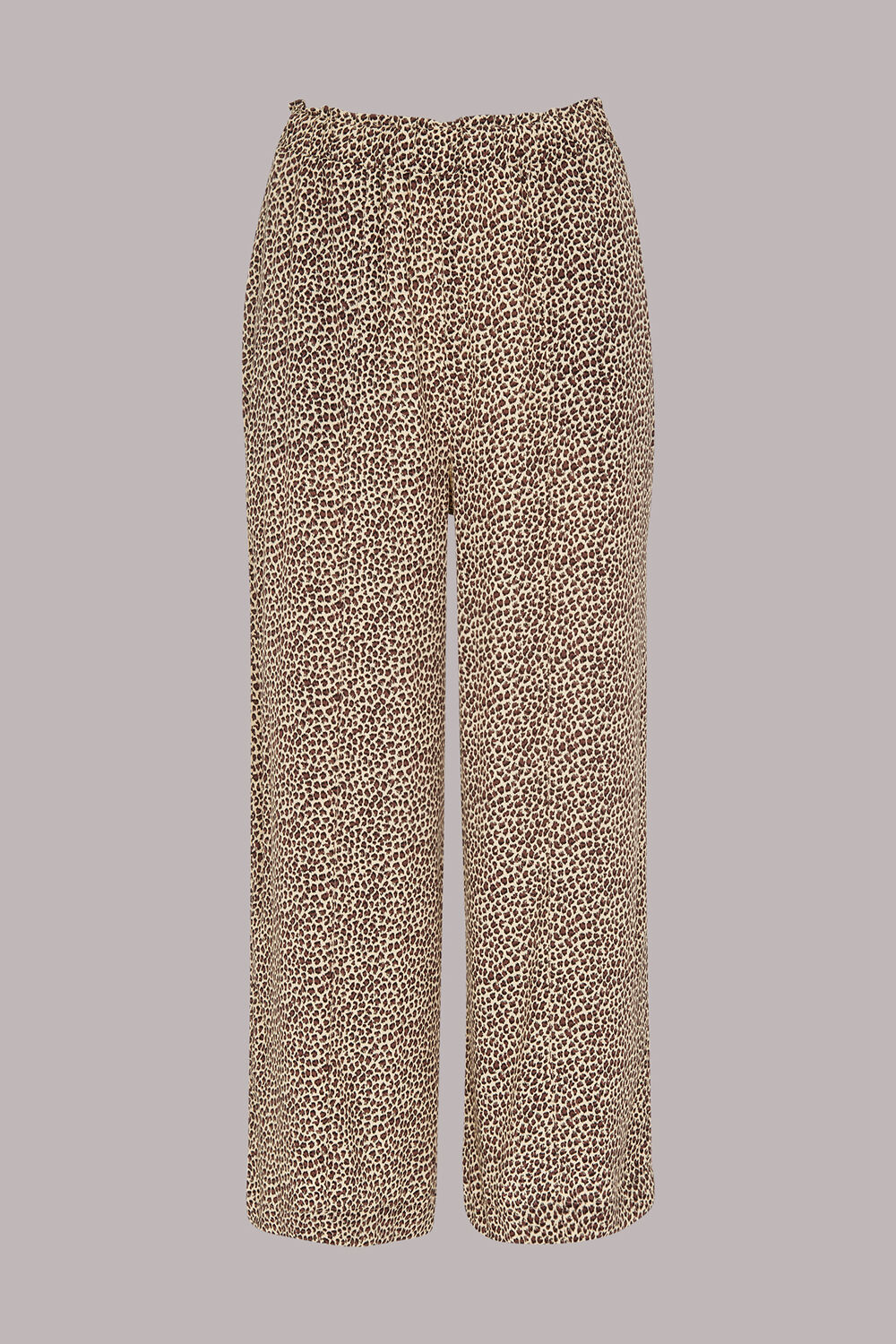 Dashed Leopard Print Trouser