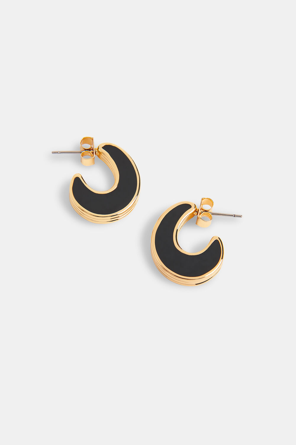 Double Enamel Earring