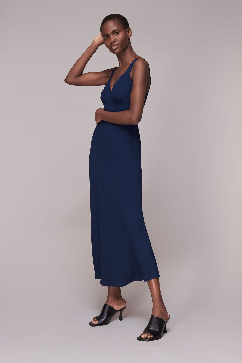 Navy Rachael Sleeveless Dress