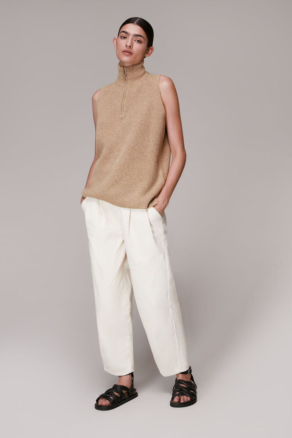 Half Zip Tank
