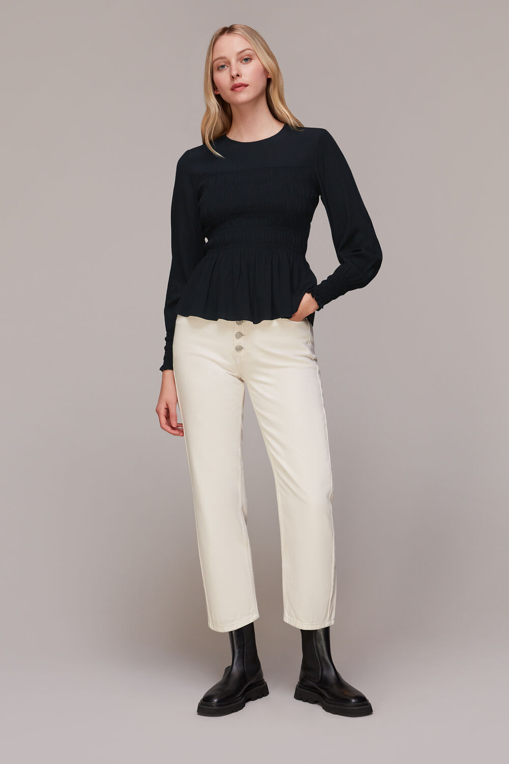 Rosanna Shirred Top