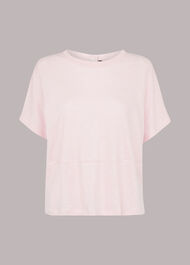 Button Back Linen Tee