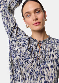 Paige Ripple Leopard Blouse