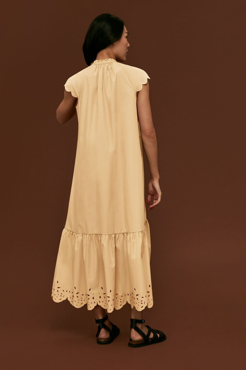 Elsie Broderie Shirt Dress