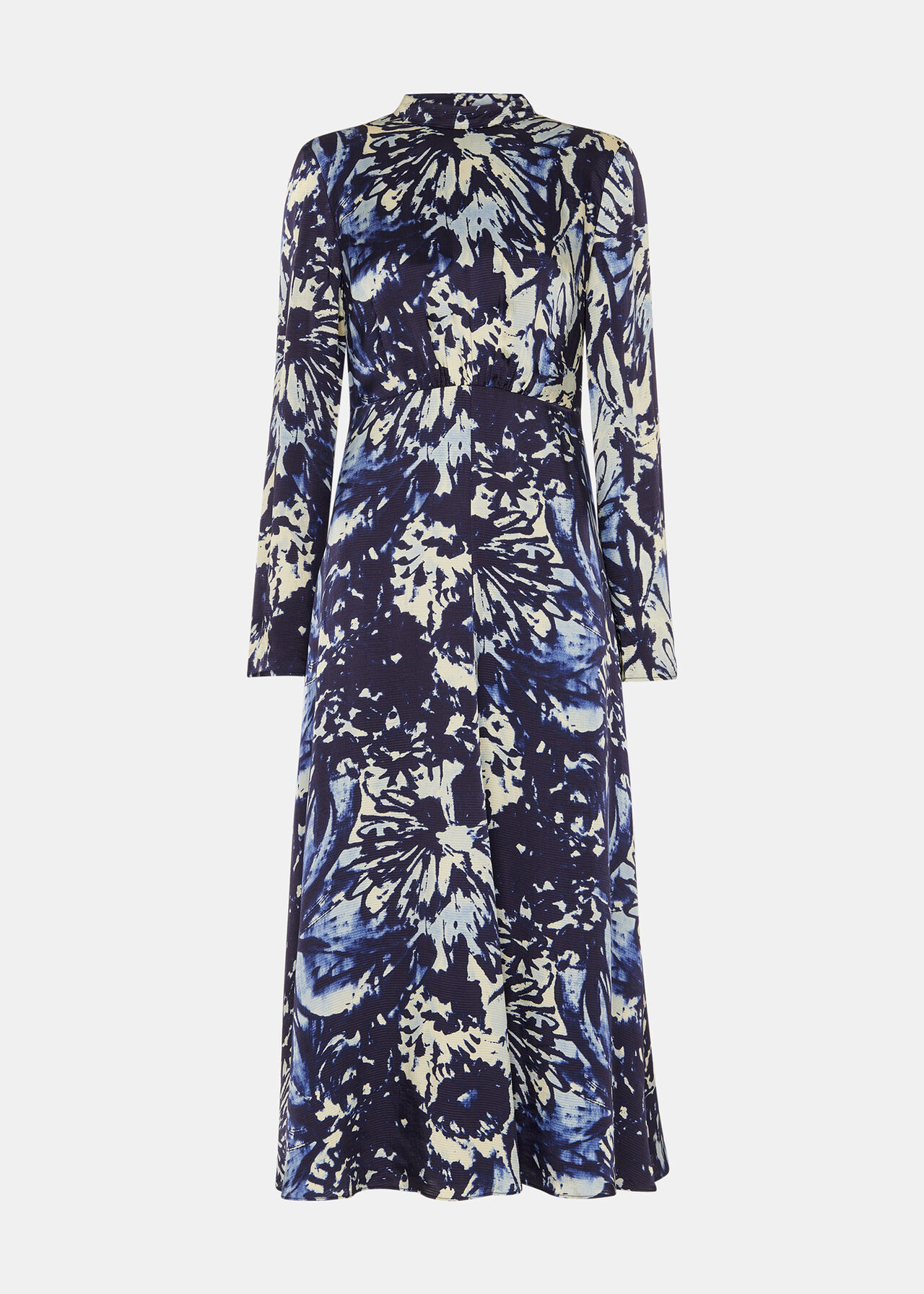 Dazzled Floral Satin Dress