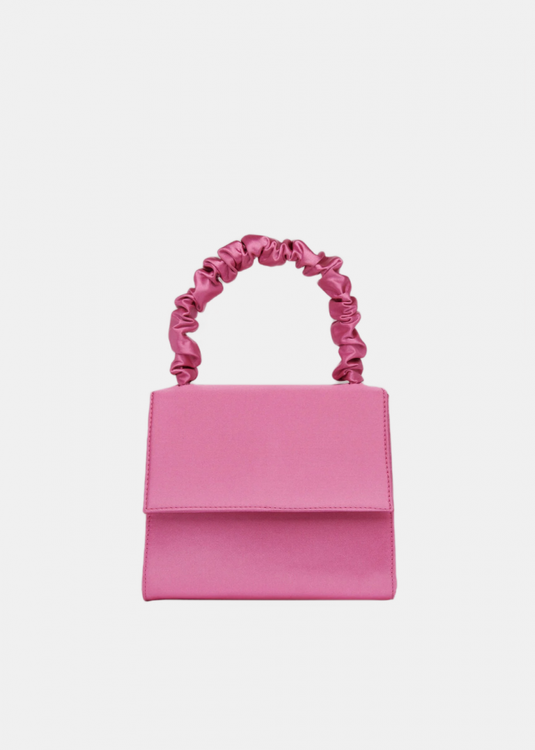 Payton Satin Top Handle Bag