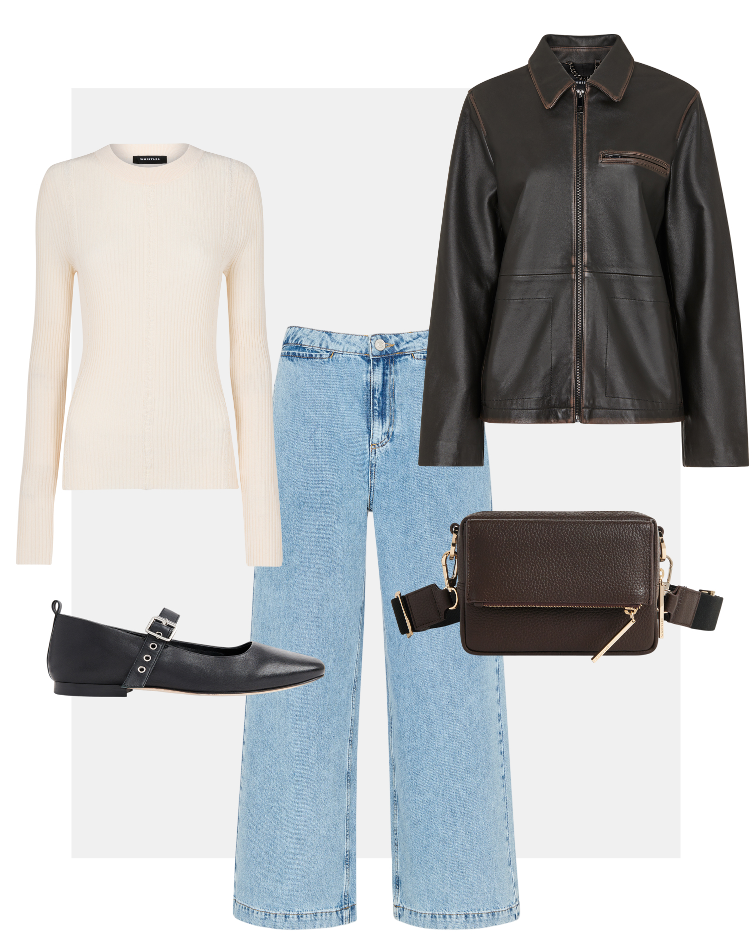 JULIE BURNISHED LEATHER JACKET main image 0