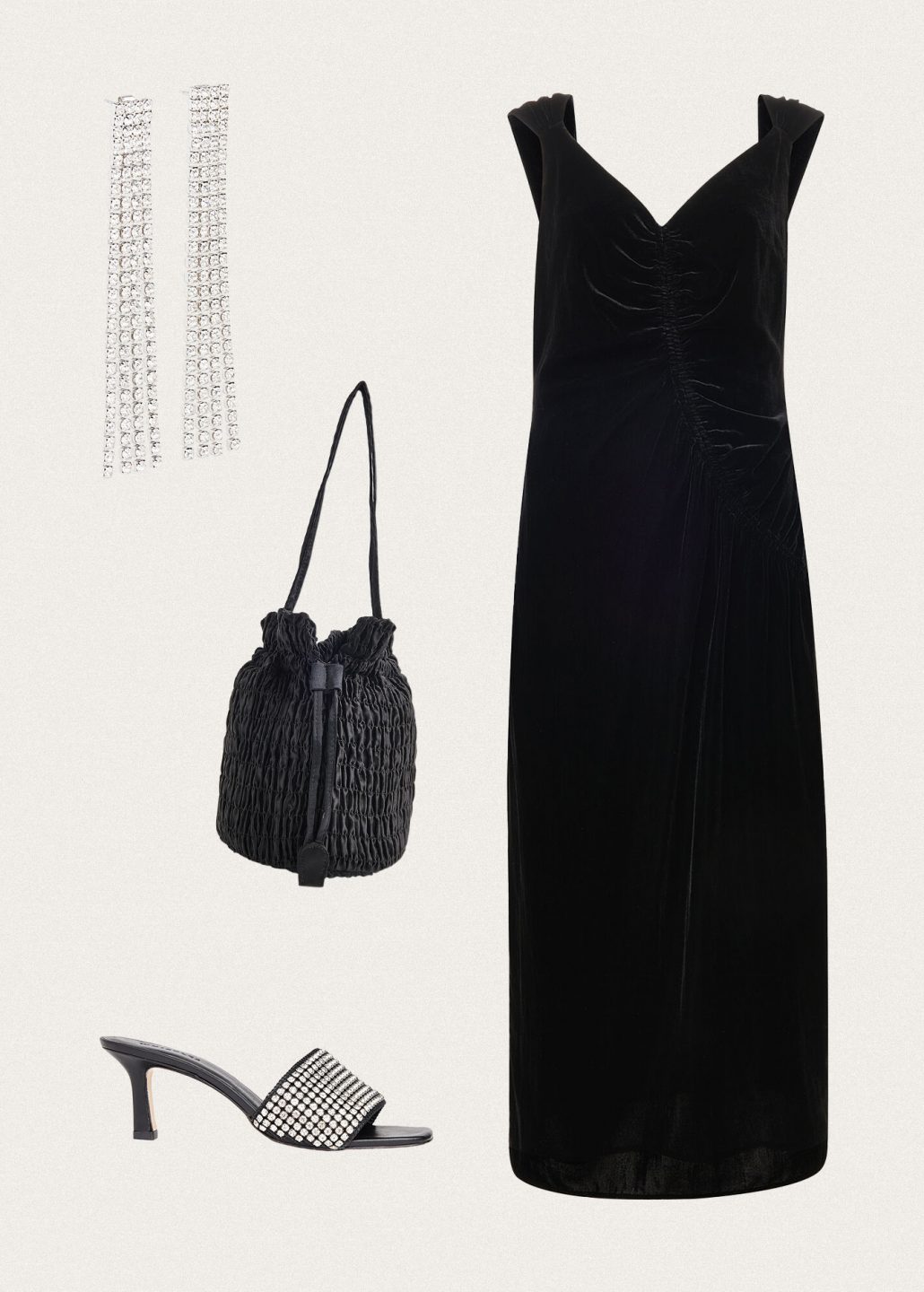 What kind of accessories to best sale wear with a black dress
