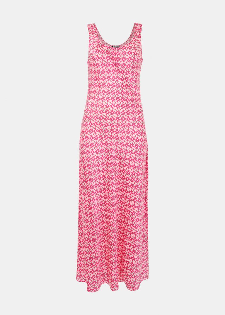 Two Tone Silk Dress
