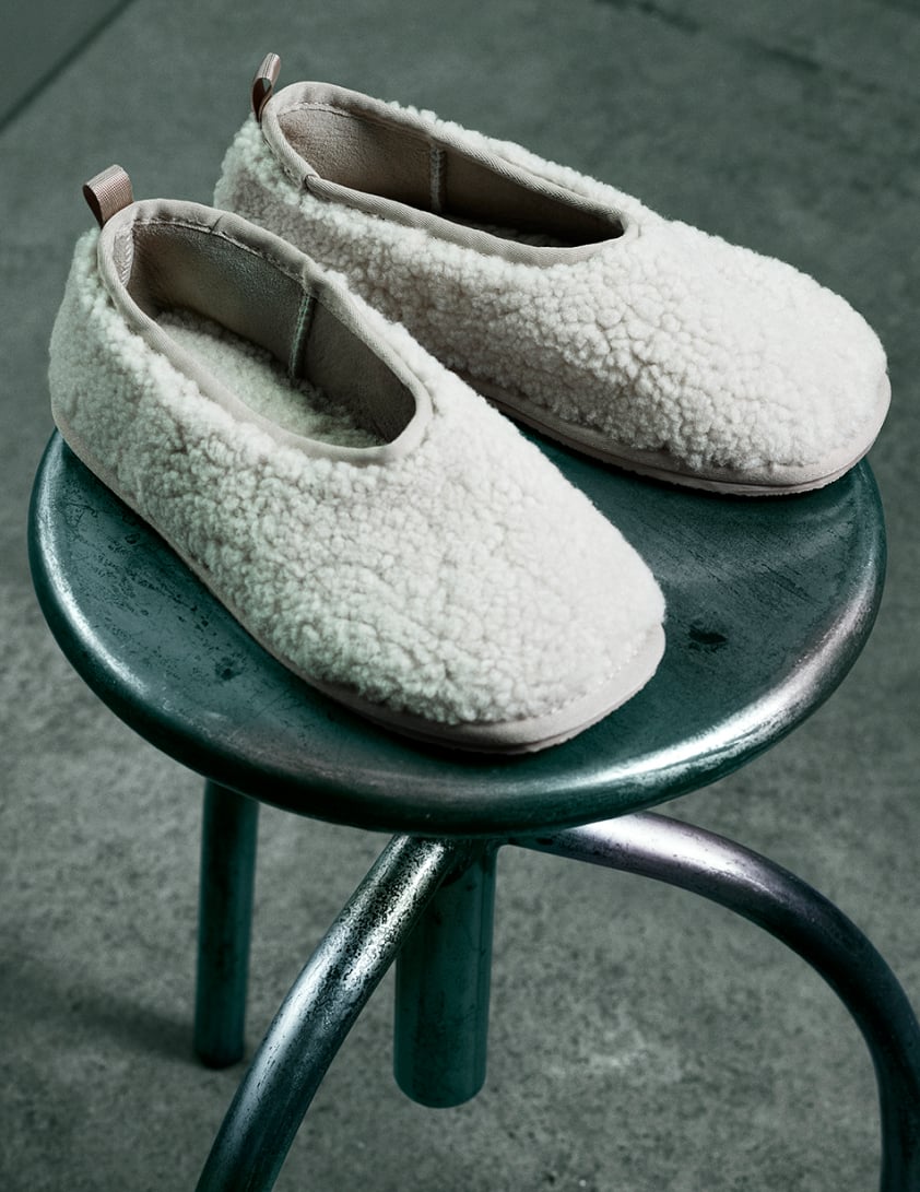 Woman wearing black trousers