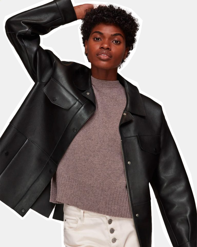 How to clean hotsell black leather jacket
