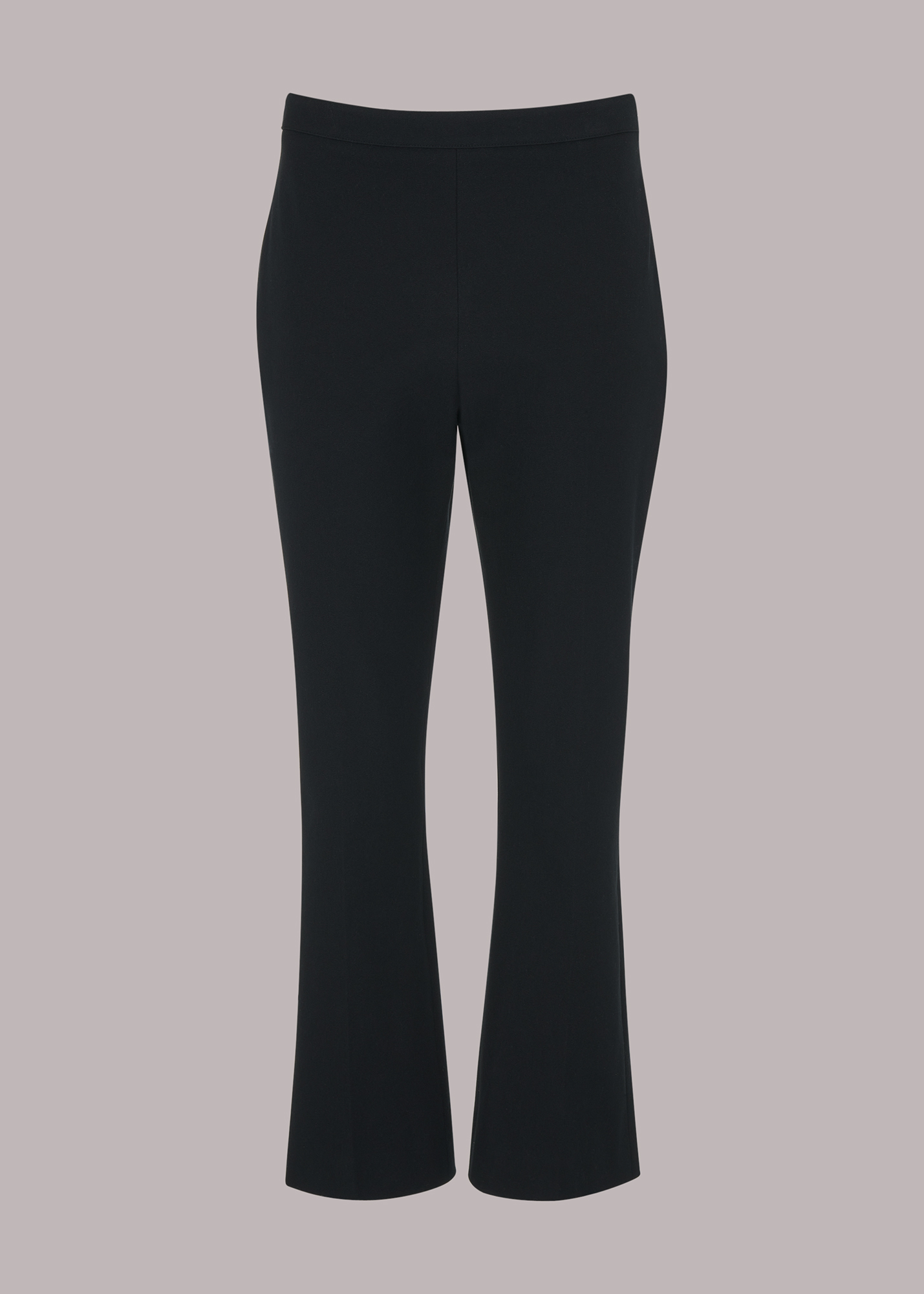 Whistles Women's Black Gracy Kick Flare Trouser Size 6