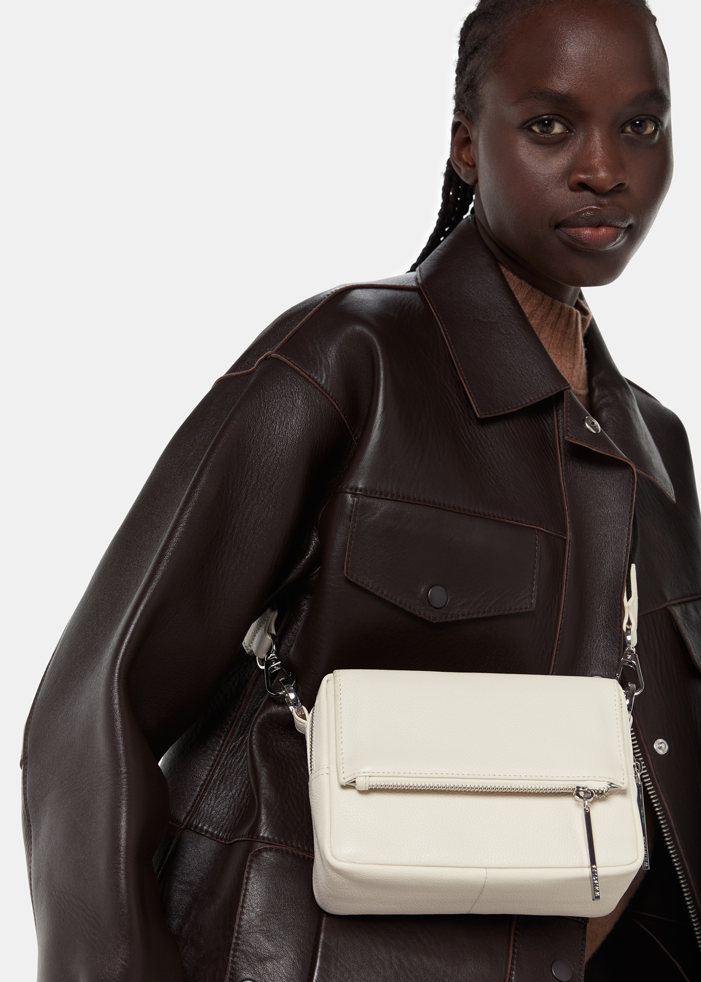 Whistles Women's White Bibi Crossbody Bag 