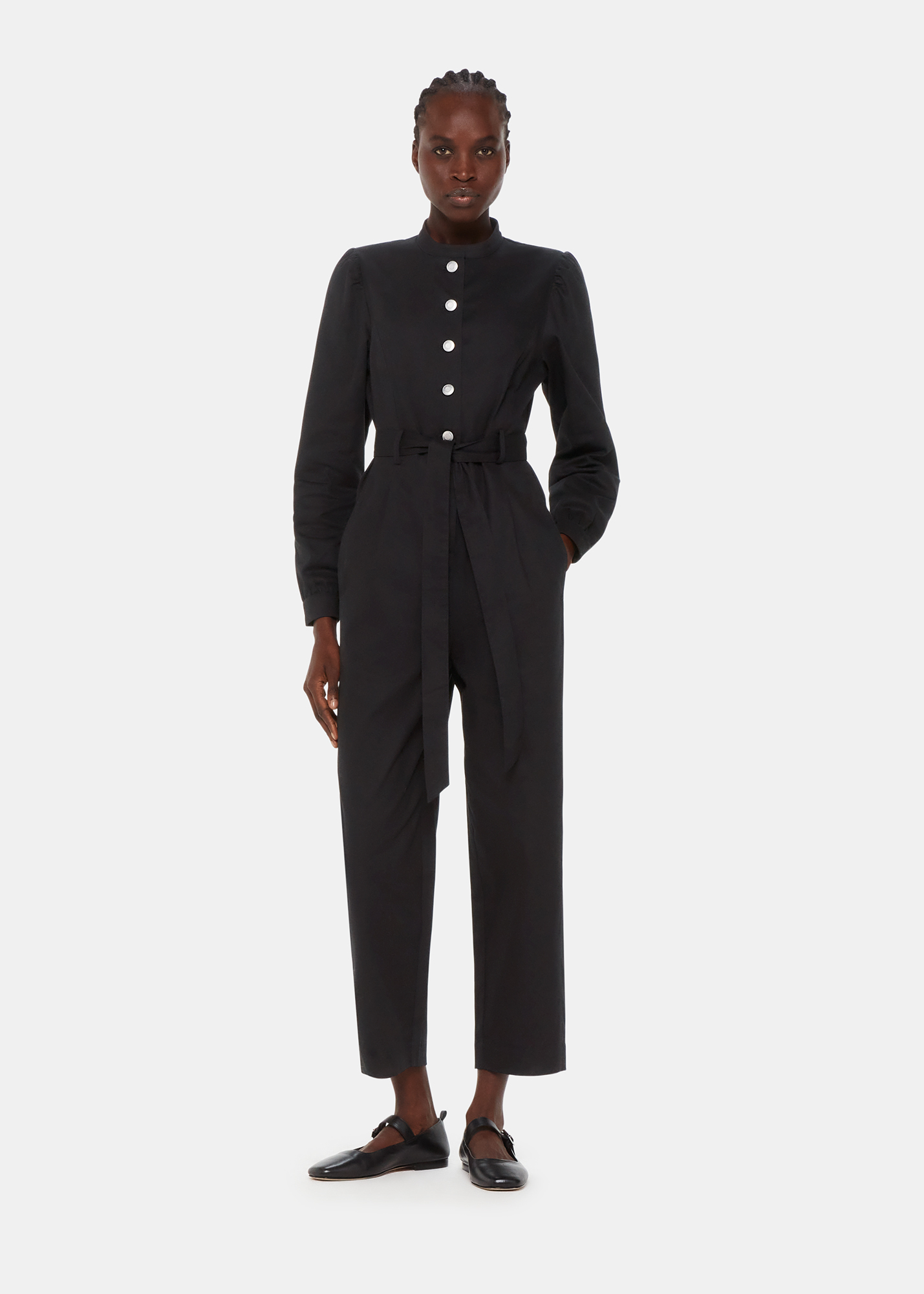 Whistles Women's Black Andrea Jumpsuit Size 18