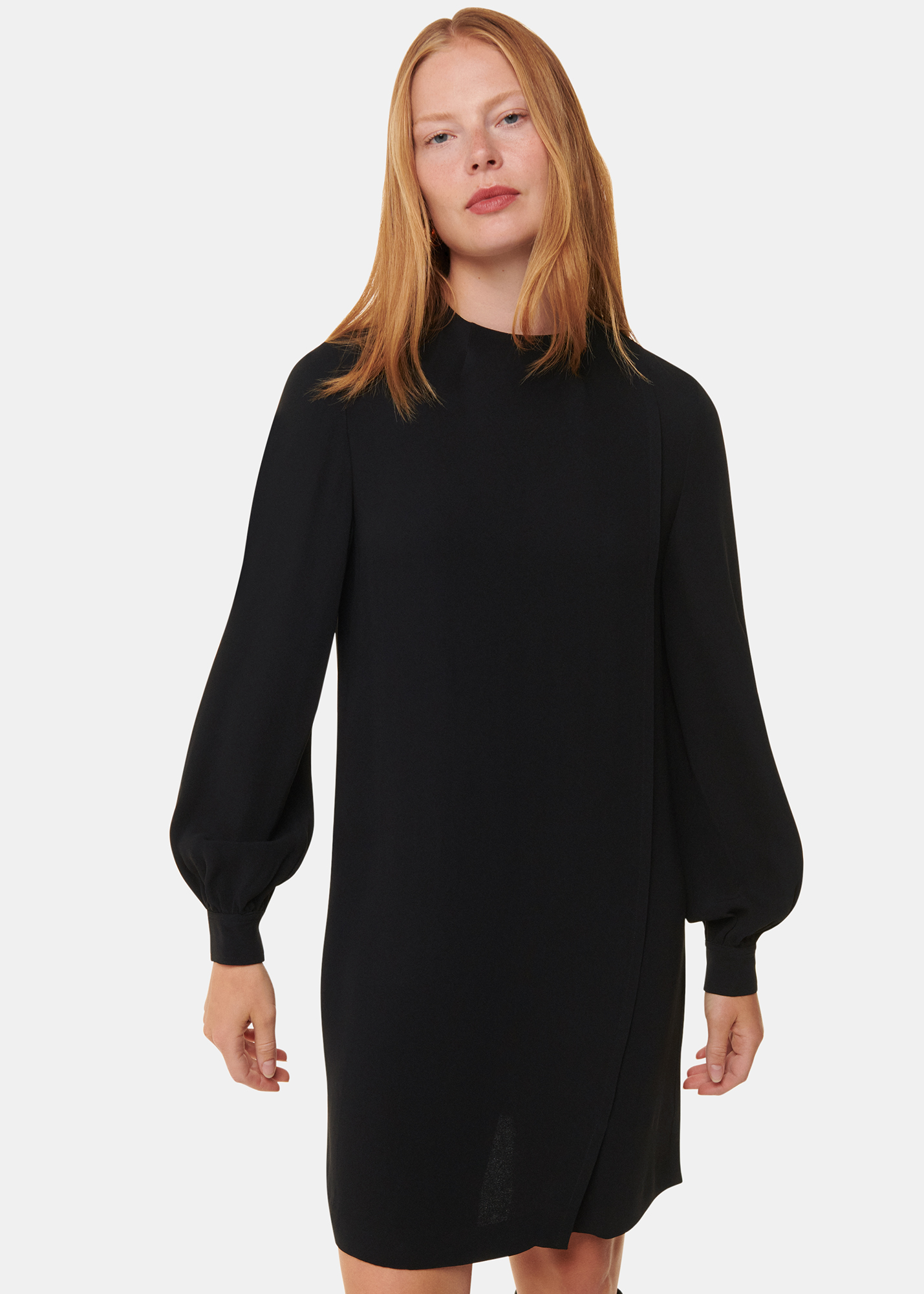 Whistles Women's Black Cleo Shift Dress Size 4