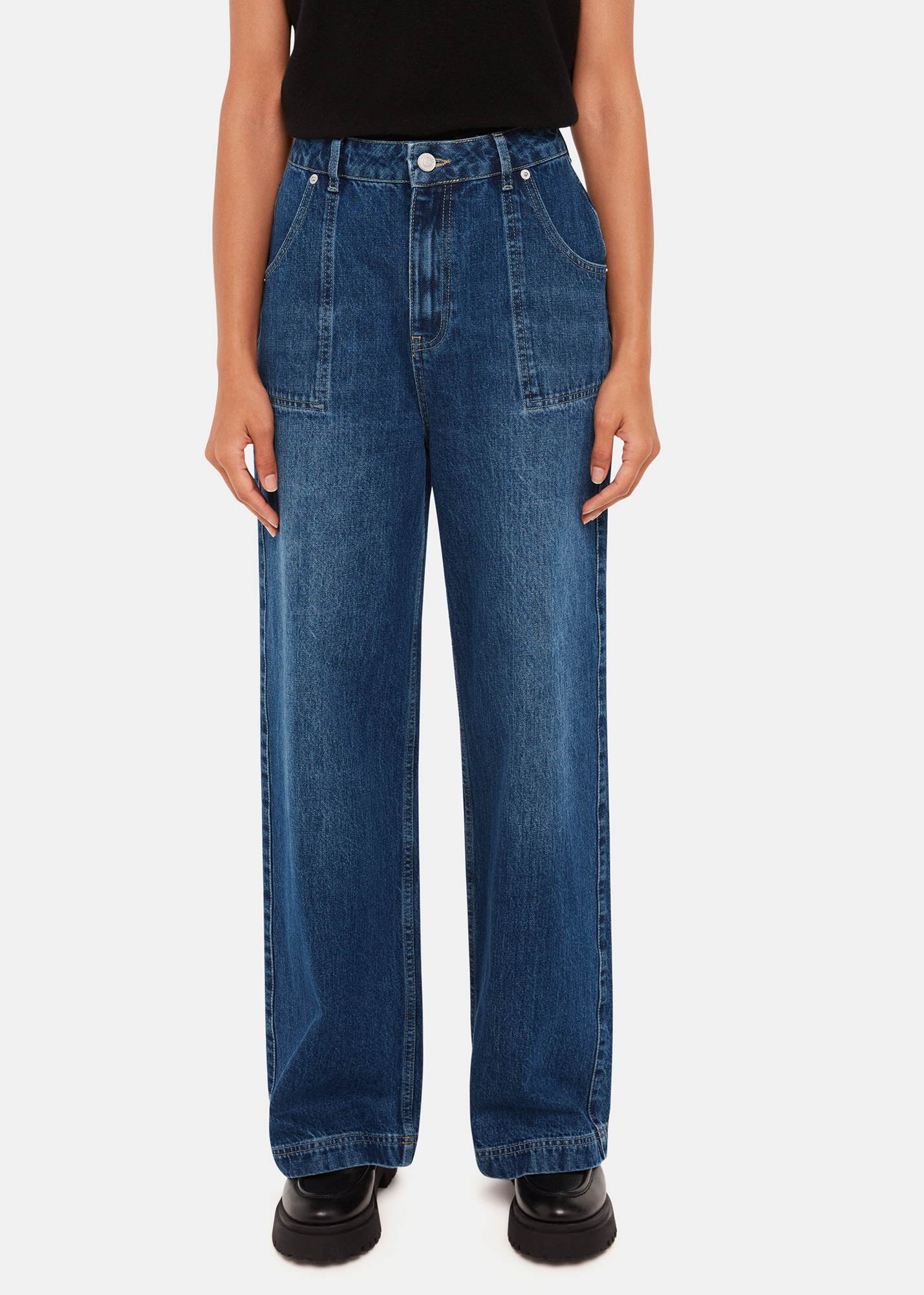 Whistles Women's Denim Authentic Raya Straight Jean Size 24
