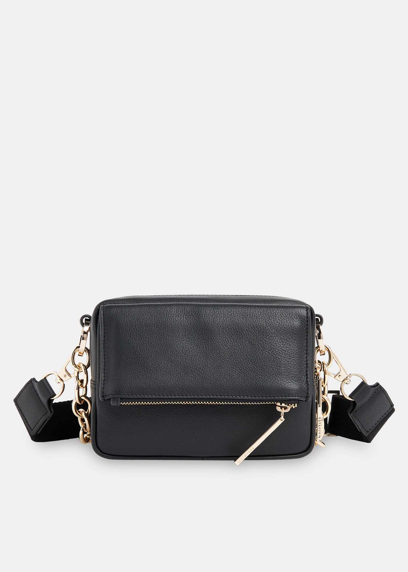 Whistles Women's Black Bibi Chain Crossbody Bag 