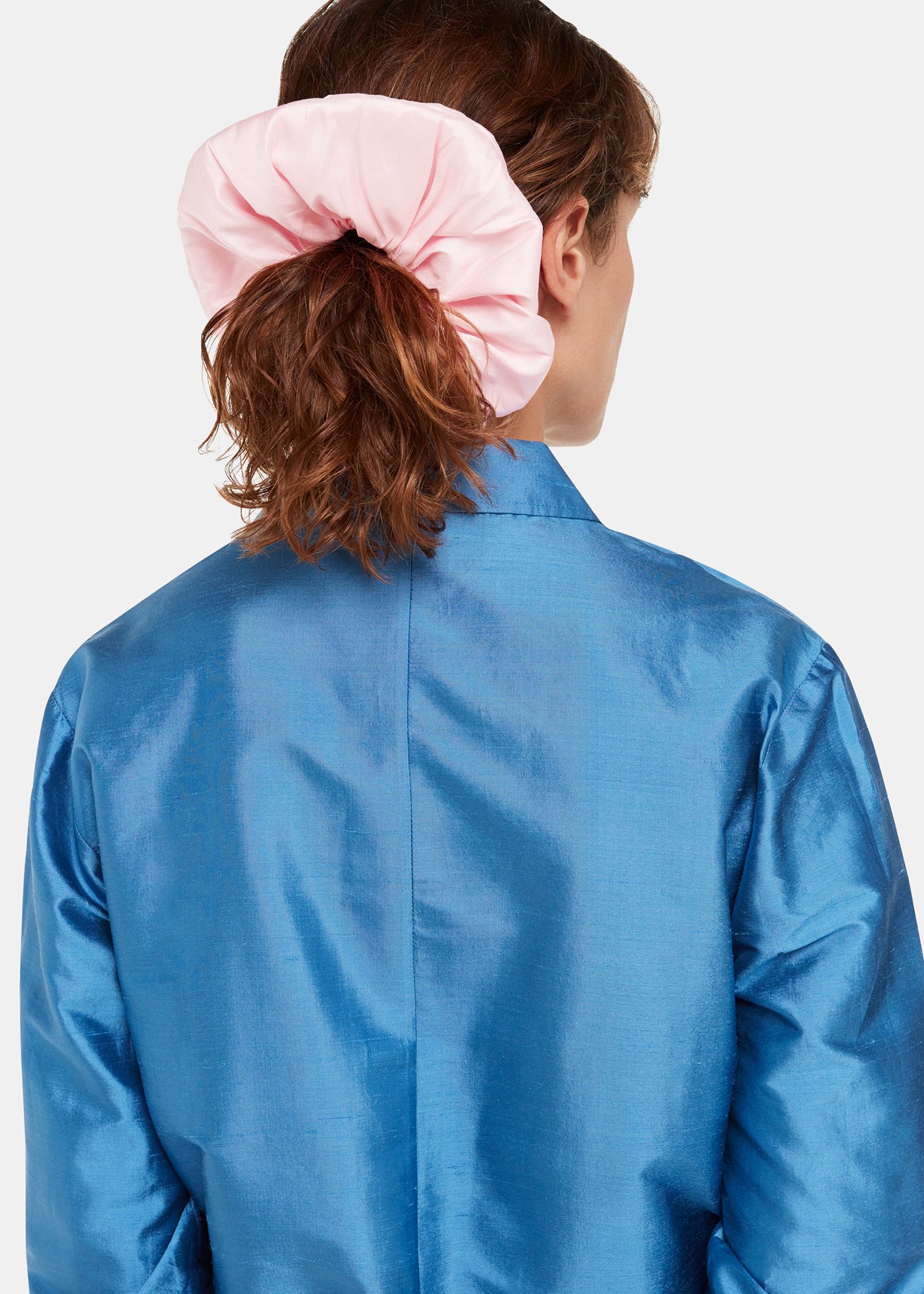Whistles Hai Women's Pale Pink Dupion Scrunchie 