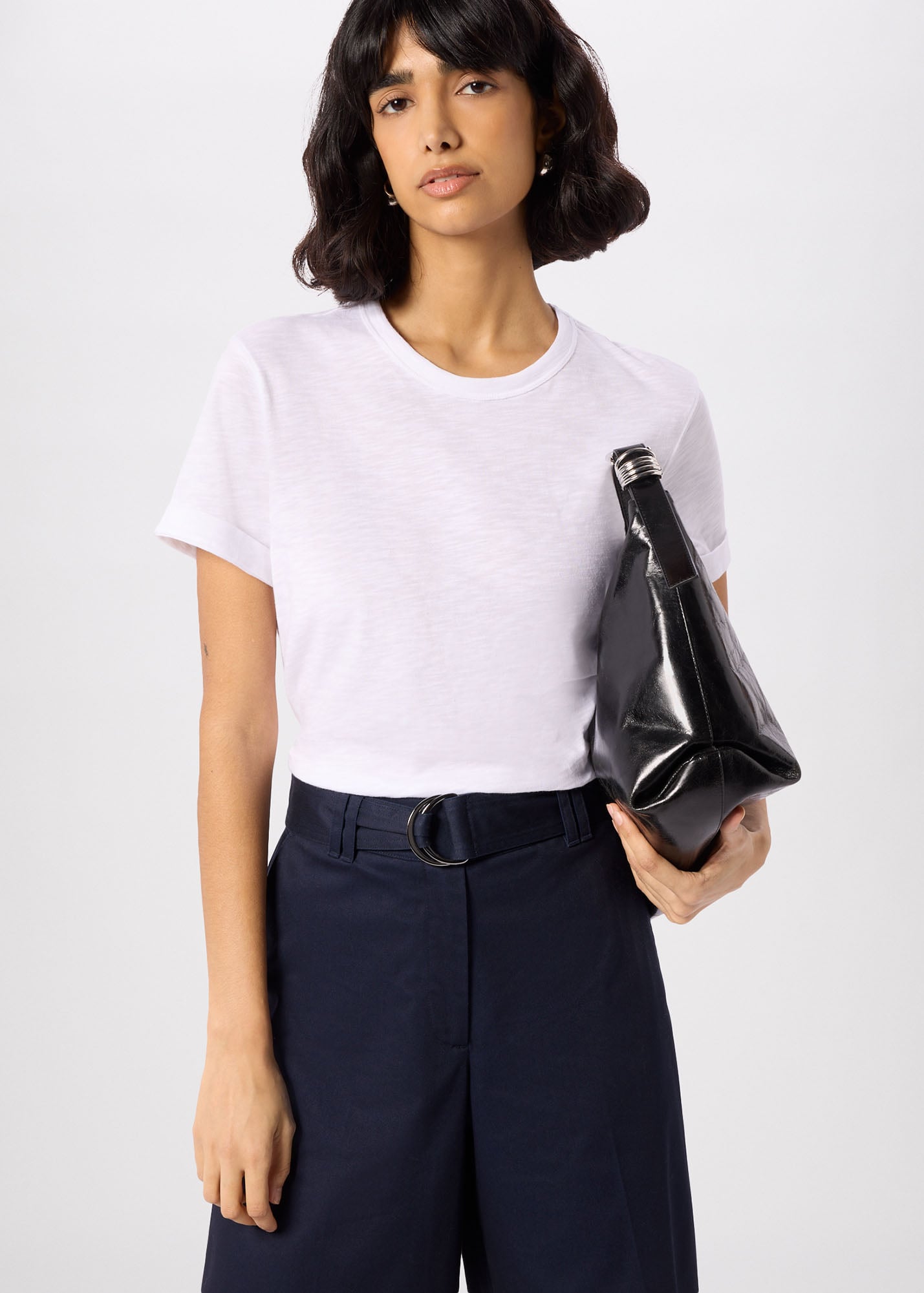 Whistles Women's White Emily Ultimate T-Shirt Size XL