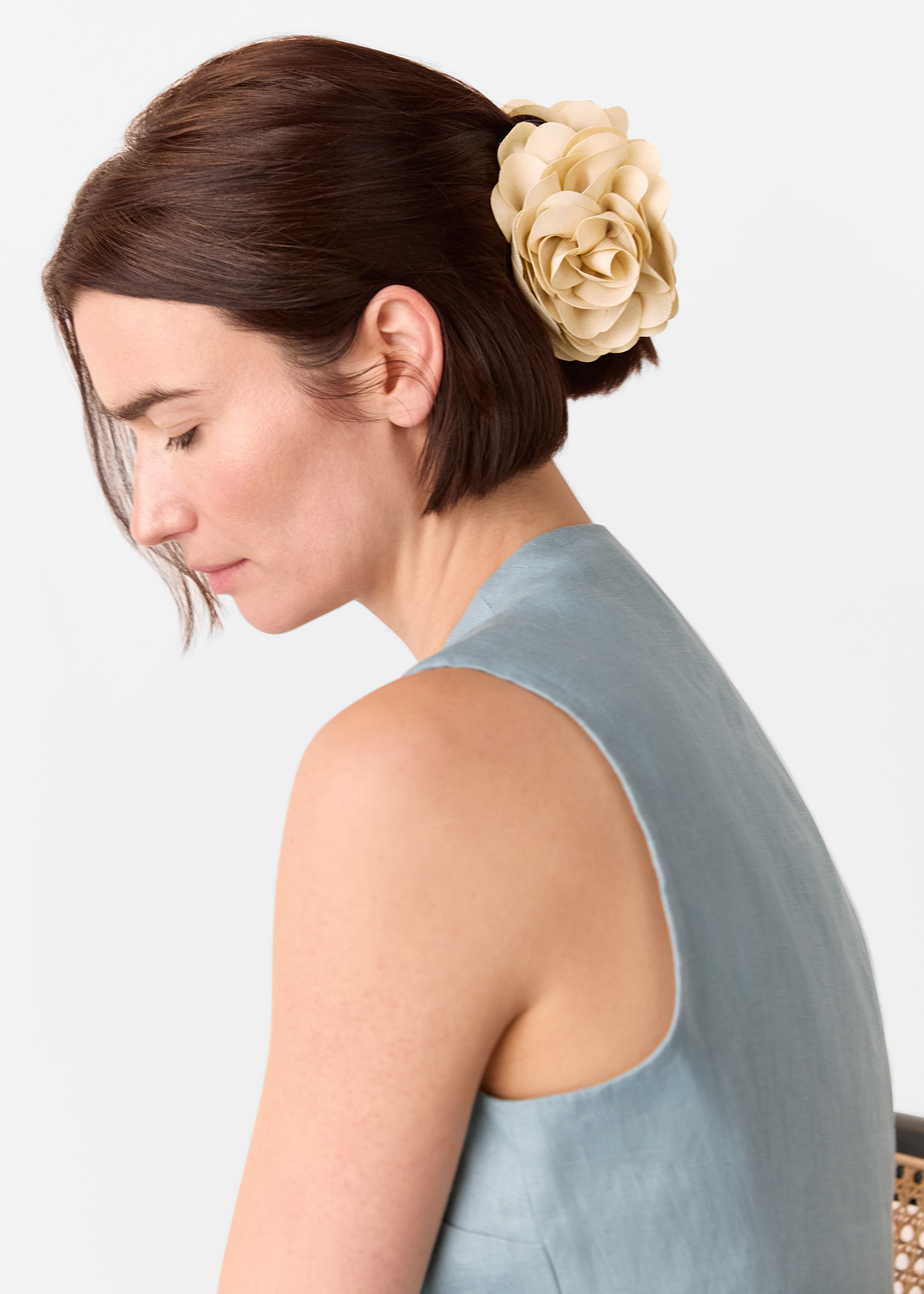 Whistles Women's Neutral Flower Claw Clip 