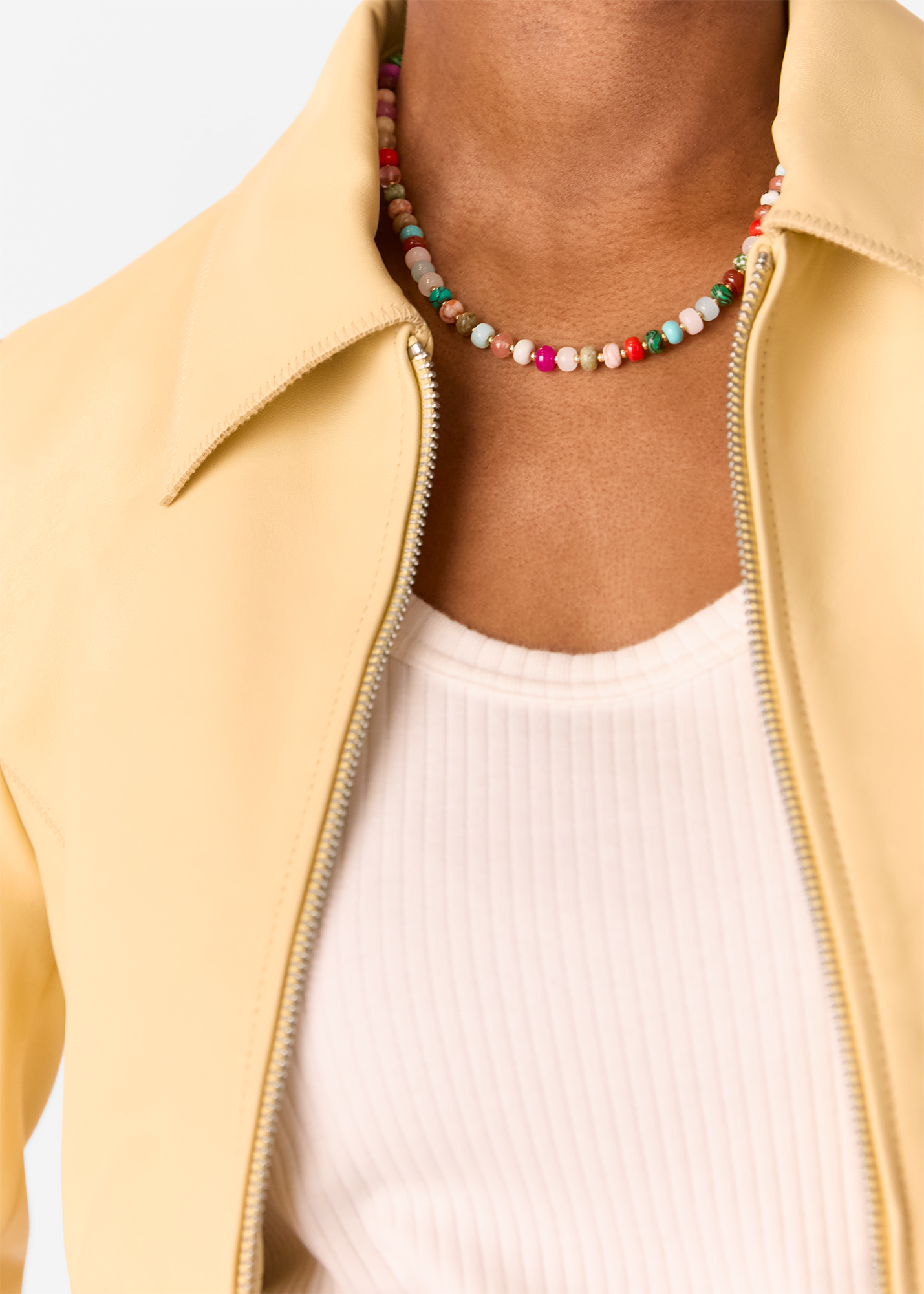 Whistles Women's Multicolour Mixed Bead Necklace 