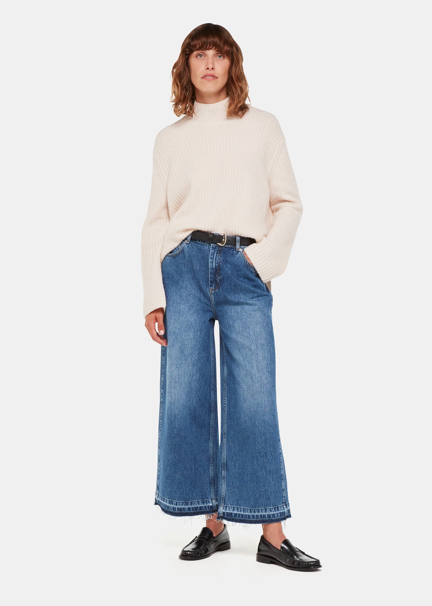 Whistles Women's Denim Authentic Raw Hem Jean Size 27