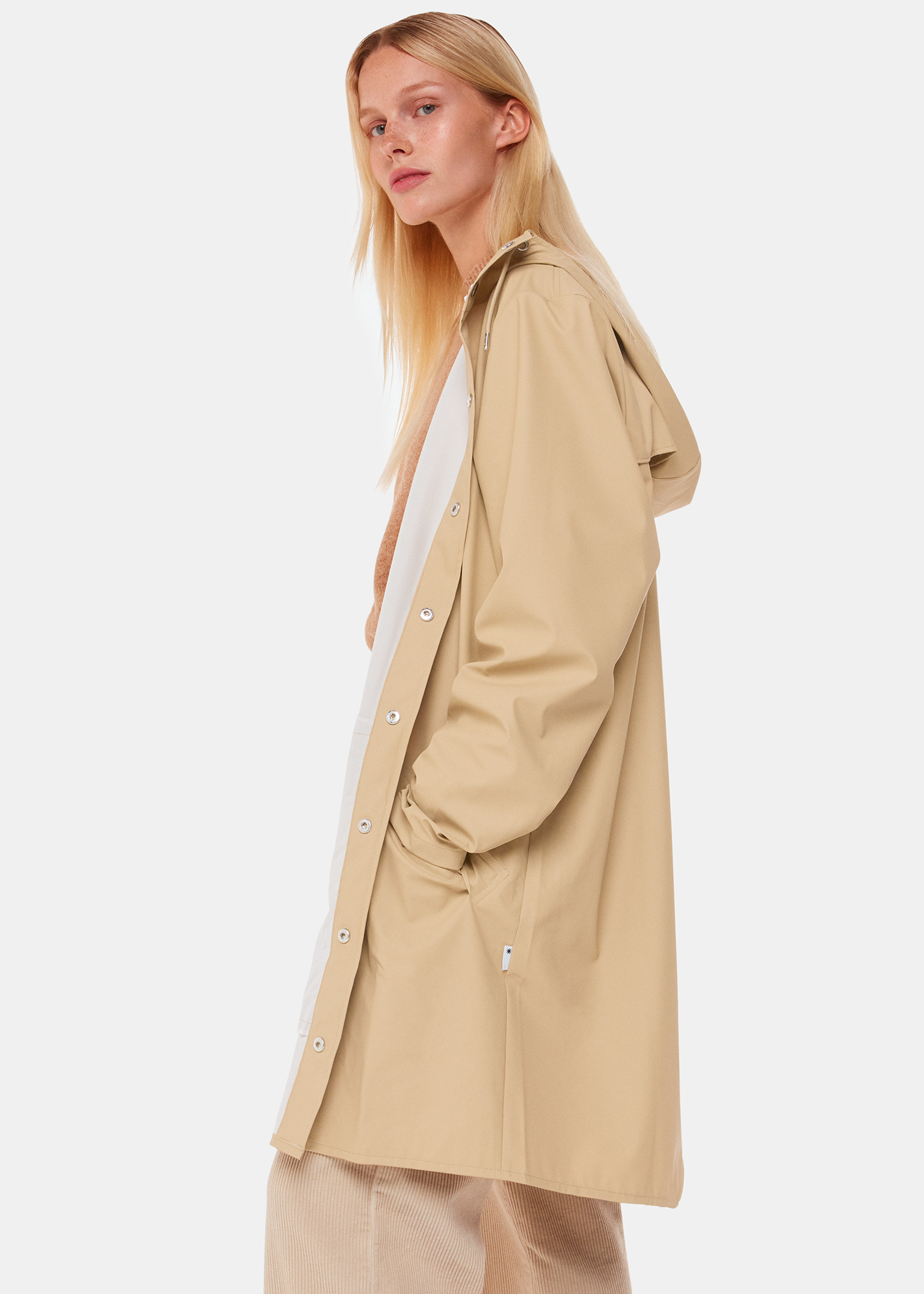 Whistles Rains Women's Camel Long Jacket Size XS