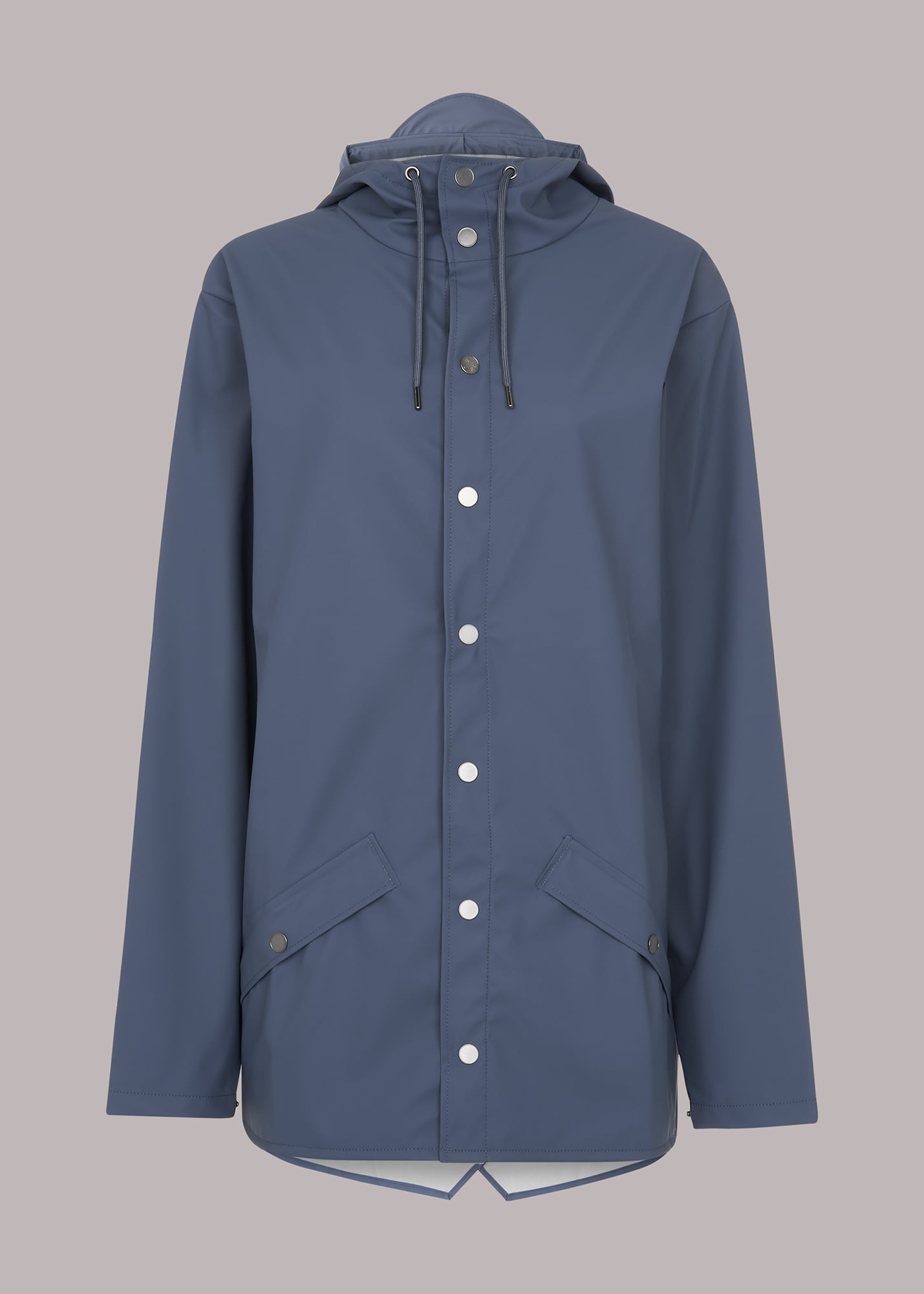 Whistles Rains Women's Blue Jacket Size M