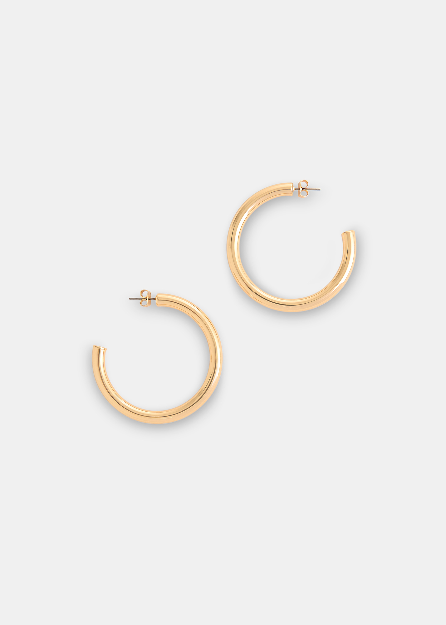 Whistles Women's Gold Tubular Large Hoop 