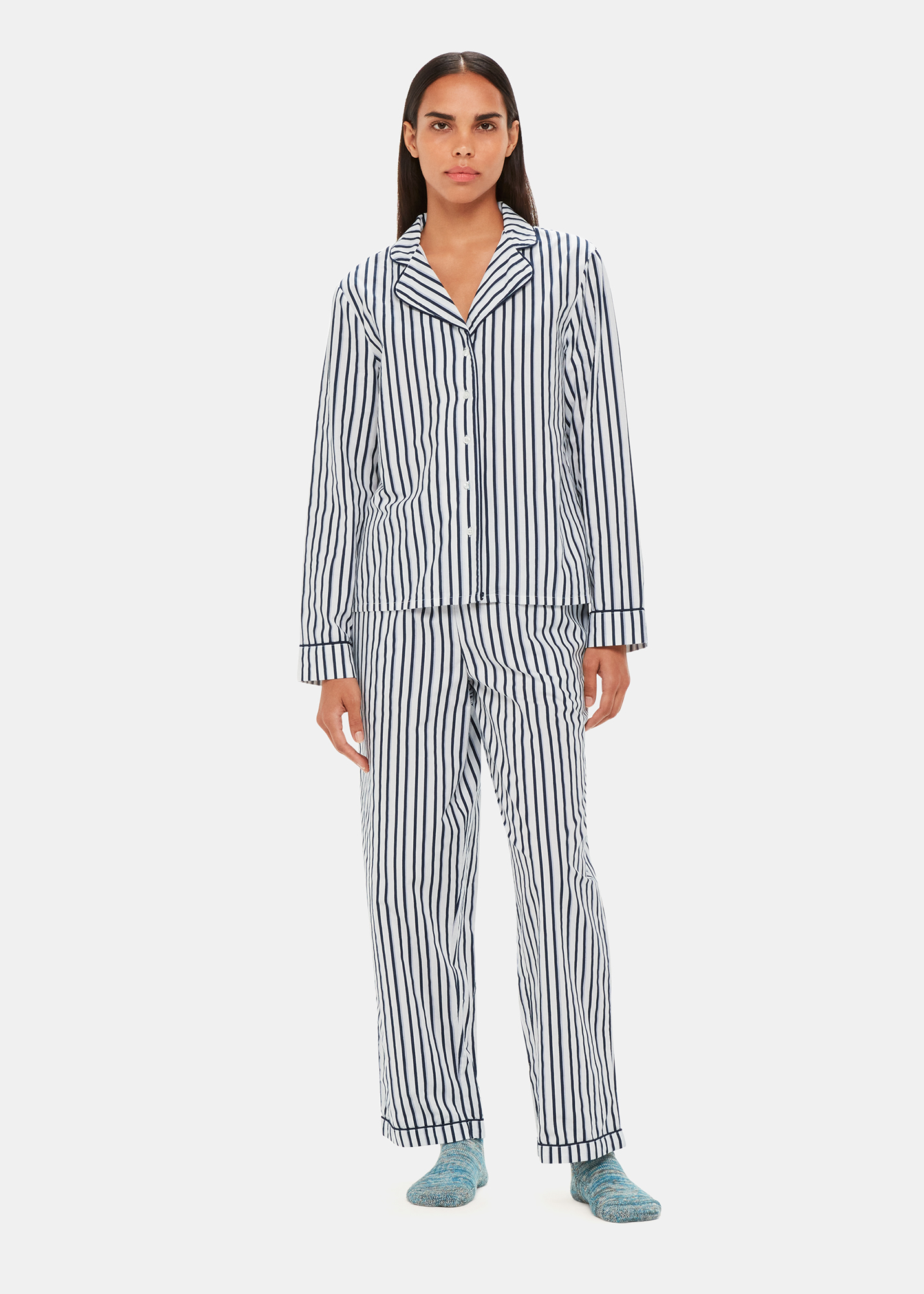 Whistles Women's Multicolour Stripe Pyjamas Size XS