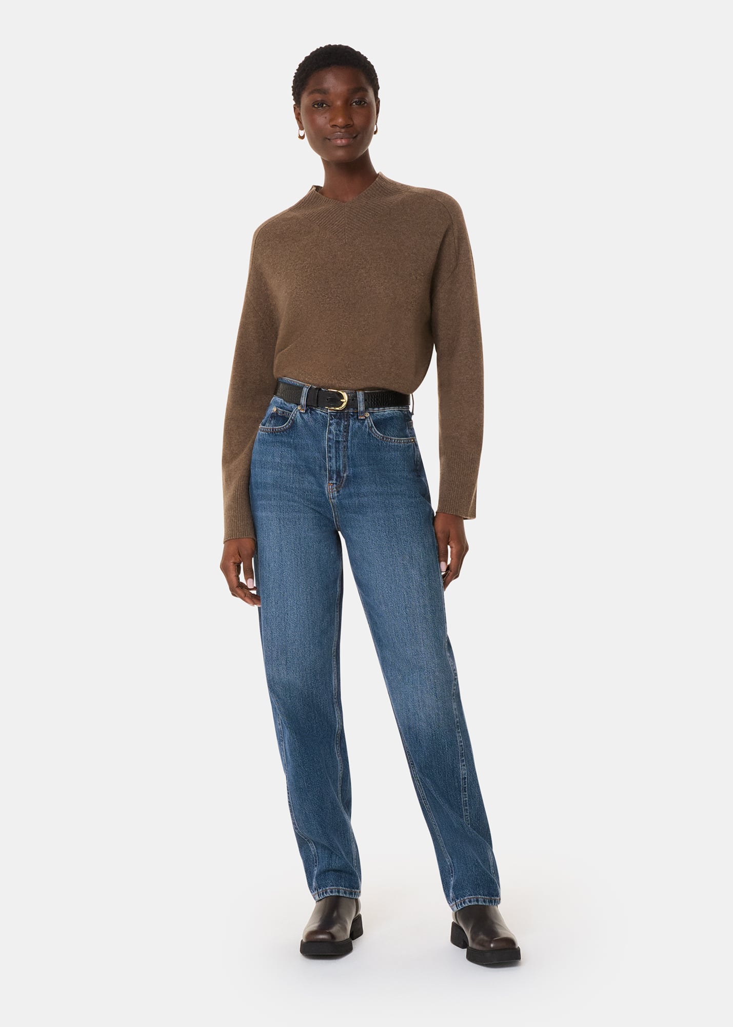 Whistles Women's Denim Authentic Tapered Jean Size 27