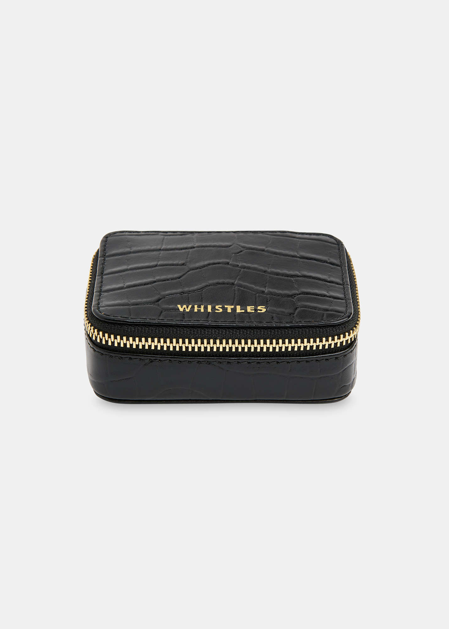 Whistles Women's Black Lotta Mini Jewellery Box 