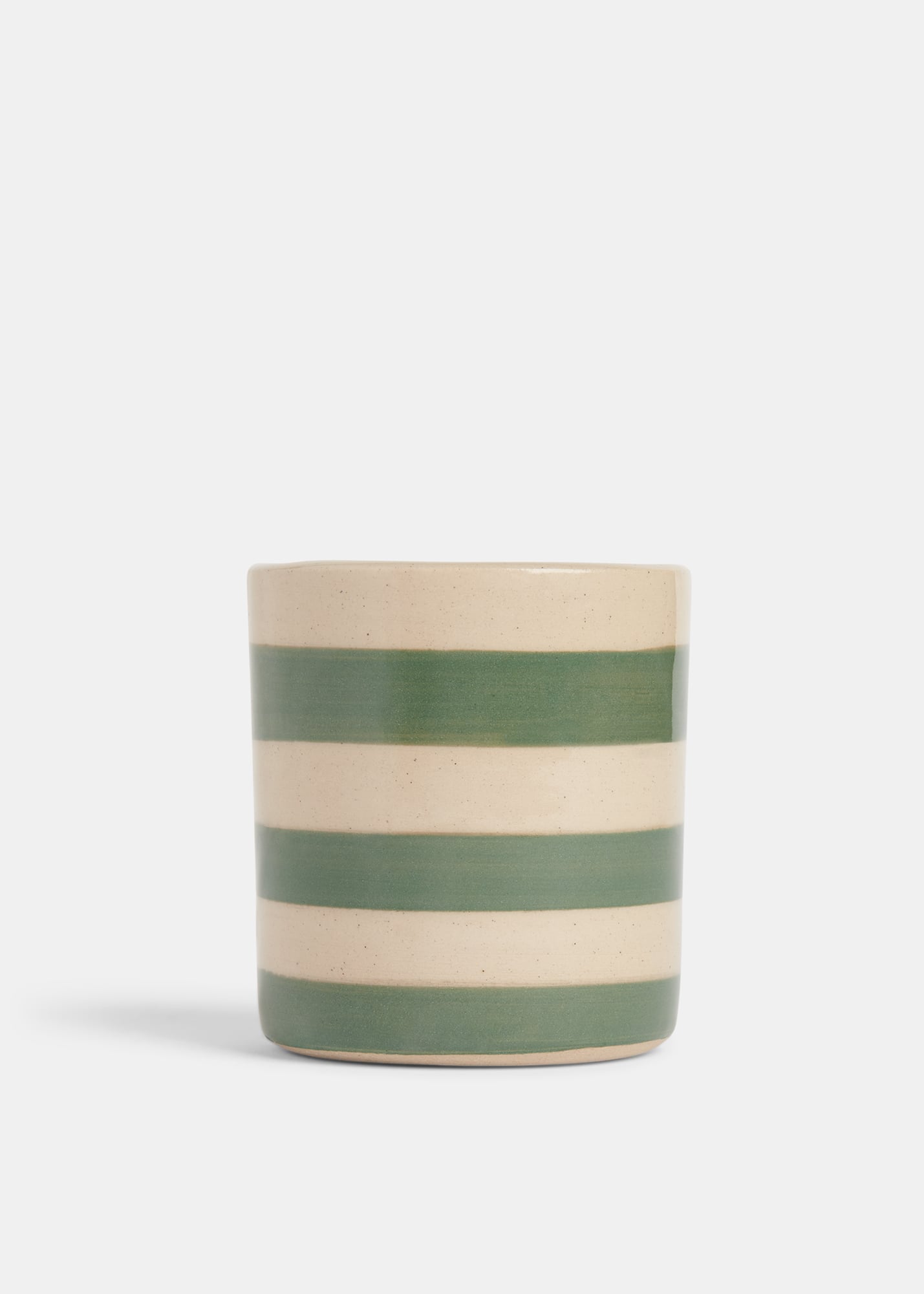 Whistles Ks Creative Pottery Women's Green Ks Duci Stripe Cup 