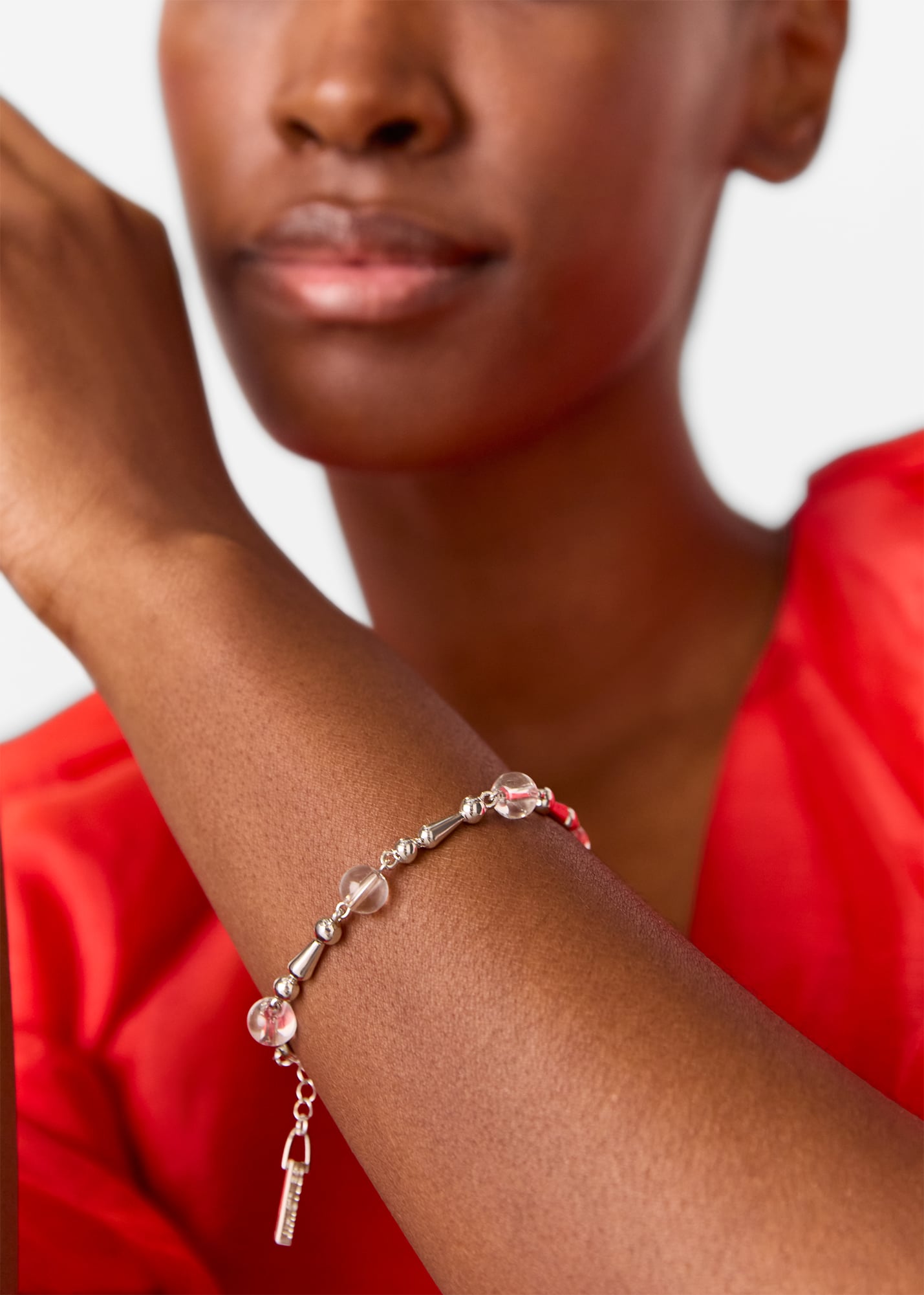 Whistles Women's Silver Mixed Bead Bracelet 