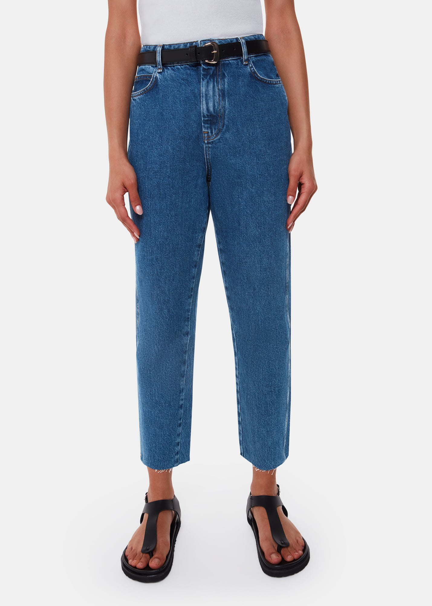 Whistles Women's Denim Authentic Slim Frayed Jean Size 29