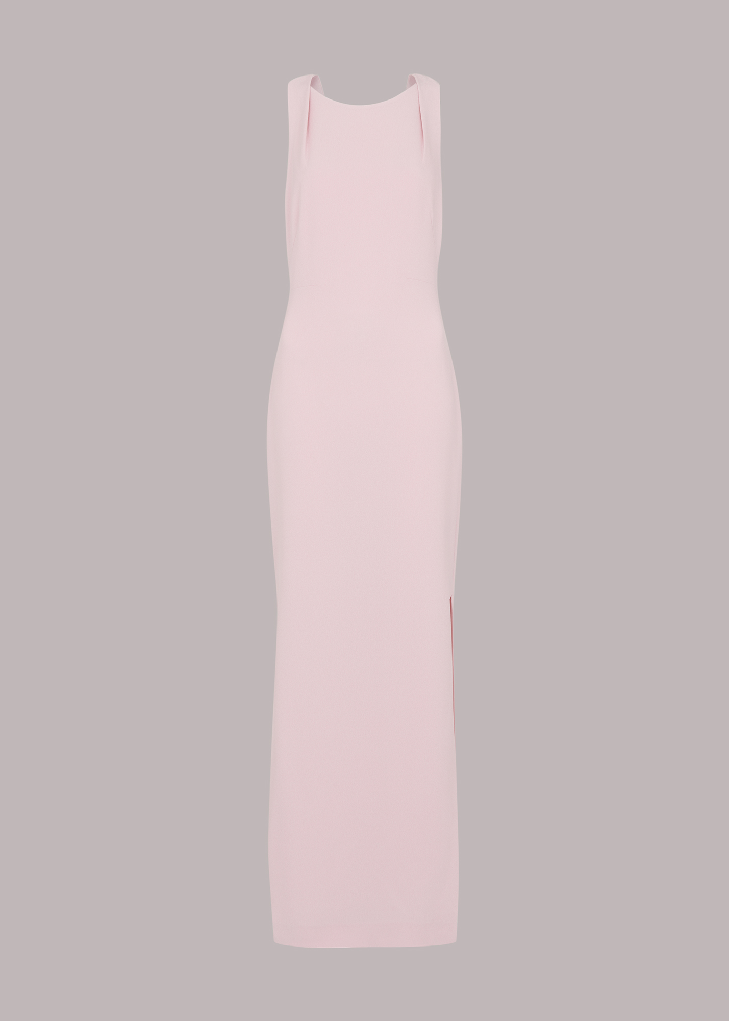 Whistles Women's Pale Pink Tie Back Dress Size 18