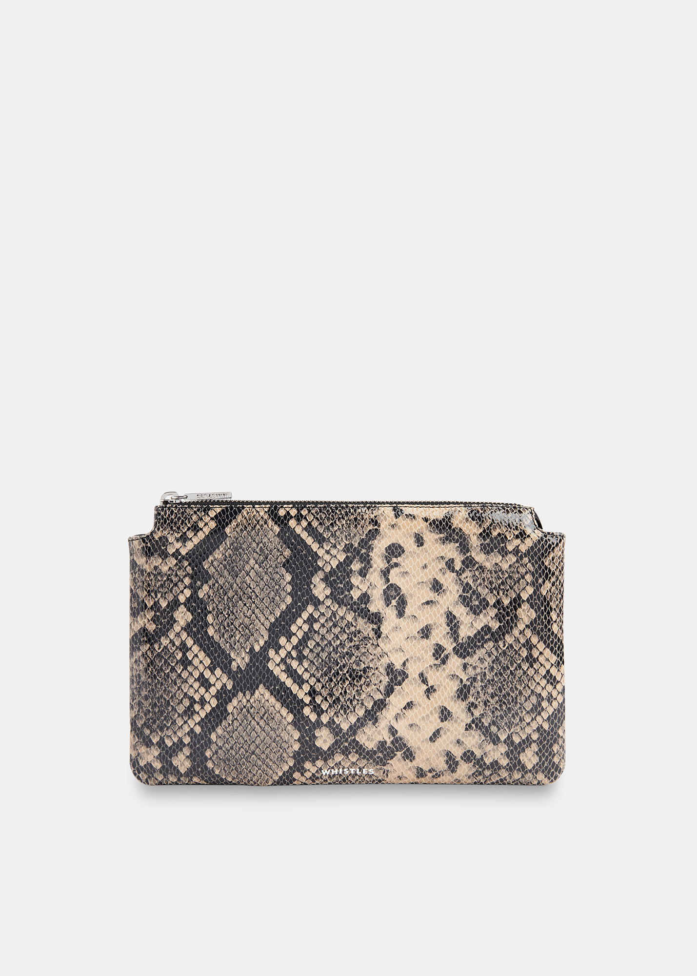 Whistles Women's Multicolour Elita Snake Double Clutch 