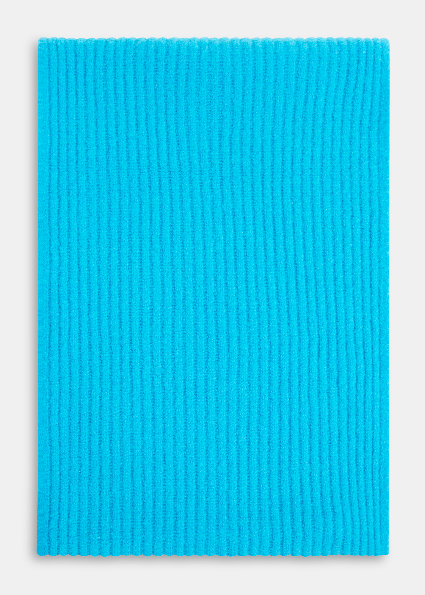 Whistles Women's Turquoise Wool Mix Rib Scarf Size one size